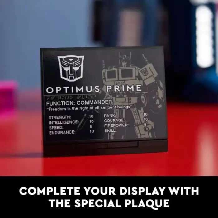 LEGO Icons Optimus Prime 10302 Transformers Şekil Seti