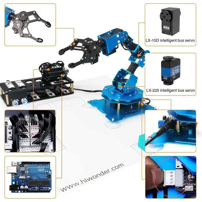 LewanSoul xArm UNO Robotik Kol 6DOF Robot Kol Kiti