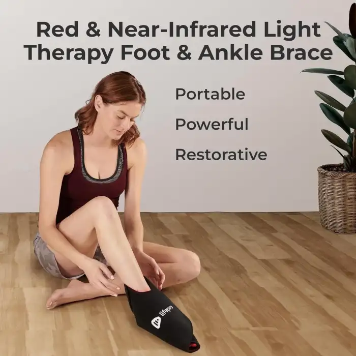 LifePro Kırmızı ve Yakın Kızılötesi Işık Terapisi Ayak ve Ayak Bileği Desteği