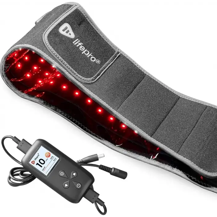 Lifepro Kızılötesi Kırmızı Işık Terapi Kemeri - Kas Rahatlama - Gri