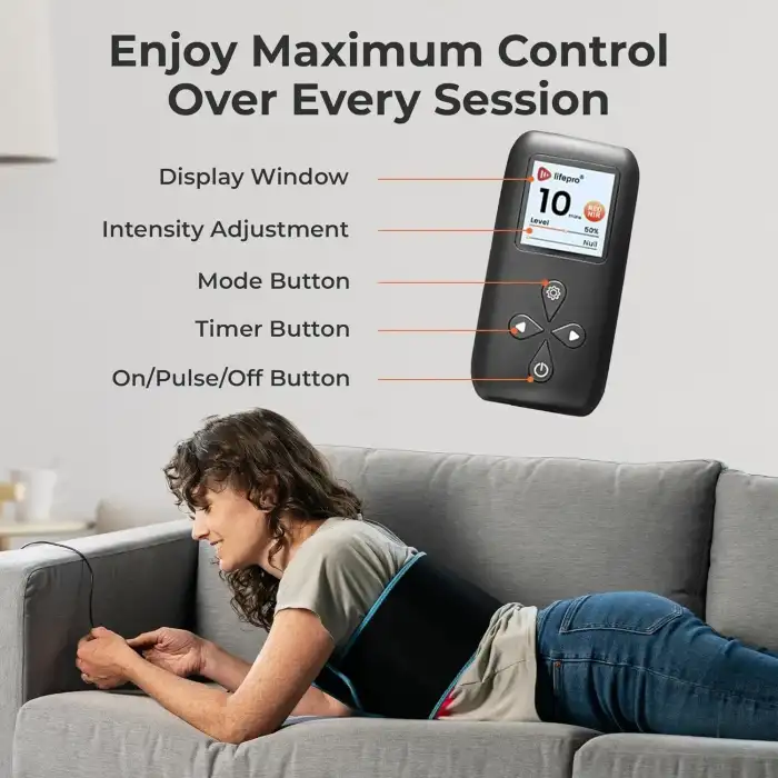 Lifepro Kızılötesi Kırmızı Işık Terapi Kemeri - Kas Rahatlama - Mavi