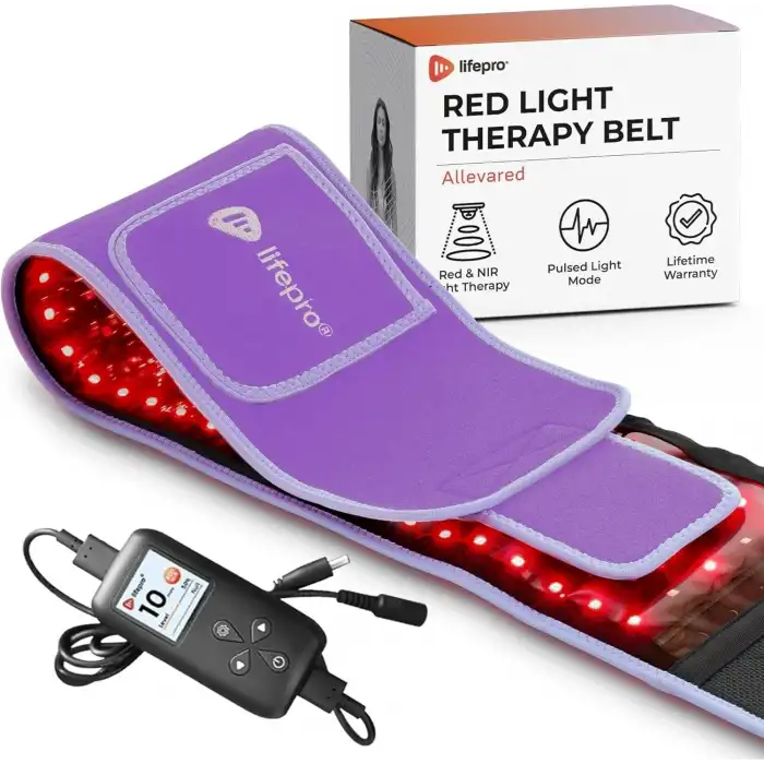 Lifepro Kızılötesi Kırmızı Işık Terapi Kemeri - Kas Rahatlama - Mor
