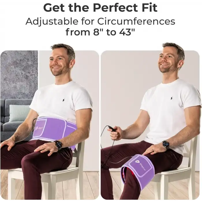 Lifepro Kızılötesi Kırmızı Işık Terapi Kemeri - Kas Rahatlama - Mor