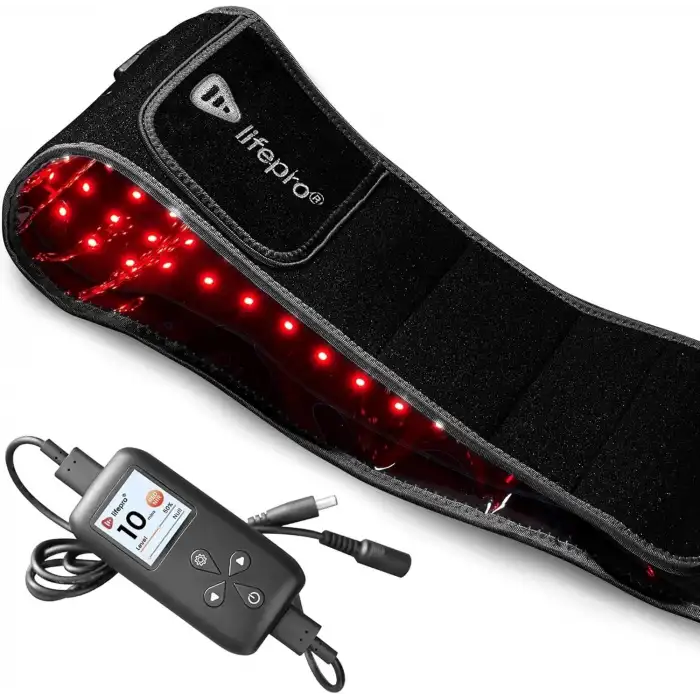 Lifepro Kızılötesi Kırmızı Işık Terapi Kemeri - Kas Rahatlama - Siyah