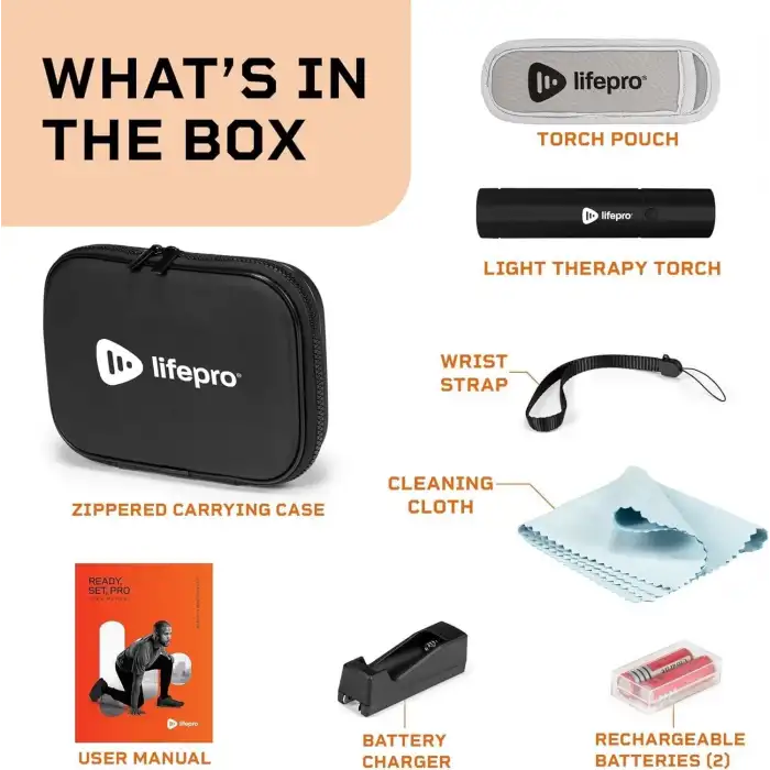 LifePro Vücut ve Yüz için Taşınabilir Kızılötesi ve Kırmızı Işık Terapisi