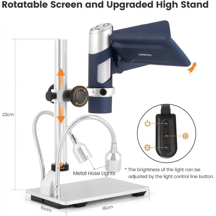 LINKMICRO LM203S 4 Inc HDMI Dijital Mikroskop