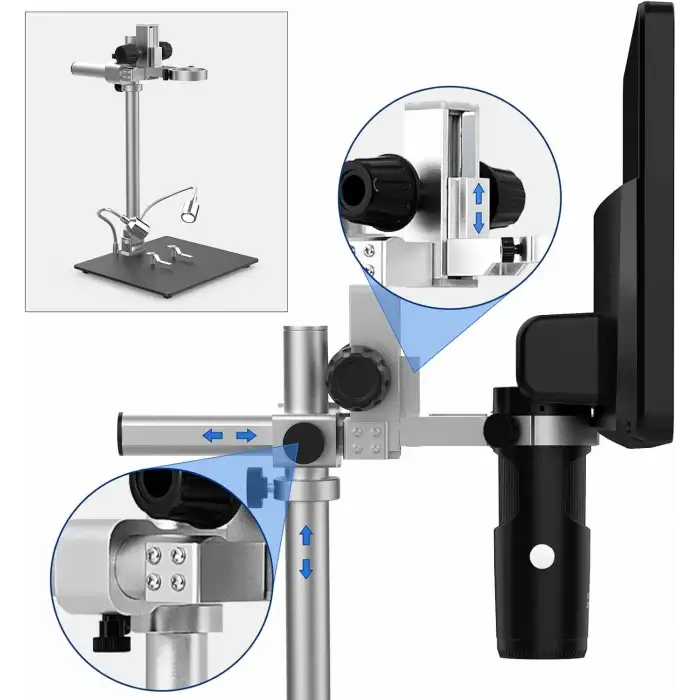 LINKMICRO LM249MS 3 Lens 10 Inc HDMI Dijital Mikroskop 2000X