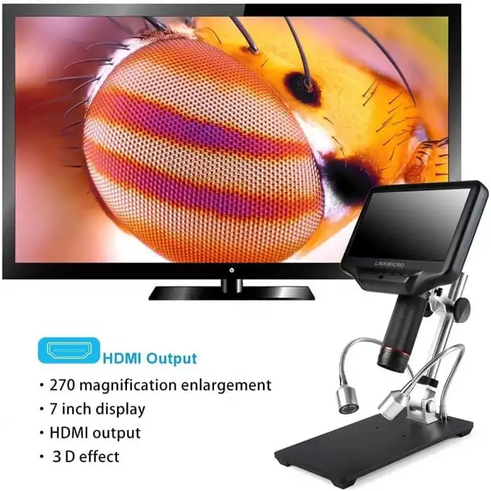 LINKMICRO LM407 7 Inc LCD Dijital Mikroskop - HDMI