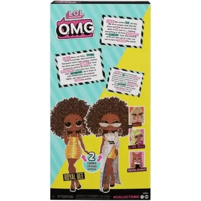 LOL Sürprizi OMG Çoklu Sürprizlerle Royal Bee Moda Bebeği
