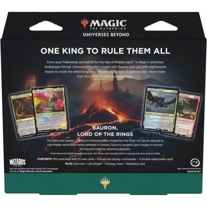Magic: The Gathering Yüzüklerin Efendisi: Orta Dünya Masalları Komutan Güvertesi