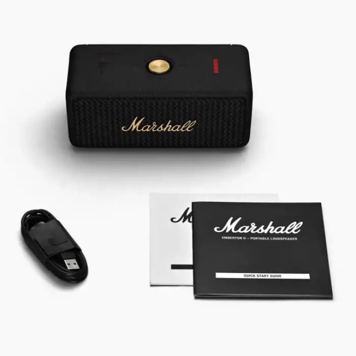 Marshall Emberton Bluetooth Taşınabilir Hoparlör - Siyah