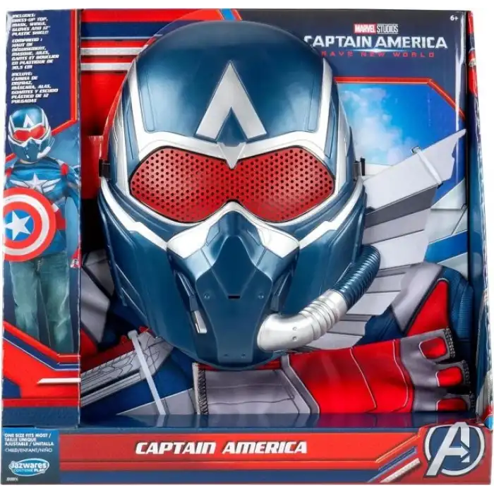 MARVEL Cadılar Bayramı Kaptan Amerika Kostümü - S (4-7 Yaş)
