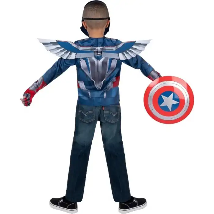 MARVEL Cadılar Bayramı Kaptan Amerika Kostümü - S (4-7 Yaş)
