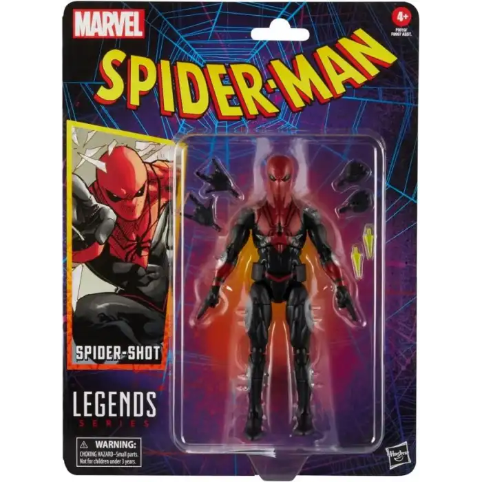Marvel Legends Serisi Örümcek Adam Spider Shot Aksiyon Figürü