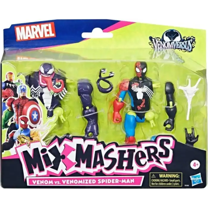 Marvel Spider Man MixMashers Venom vs. Venomized Figür