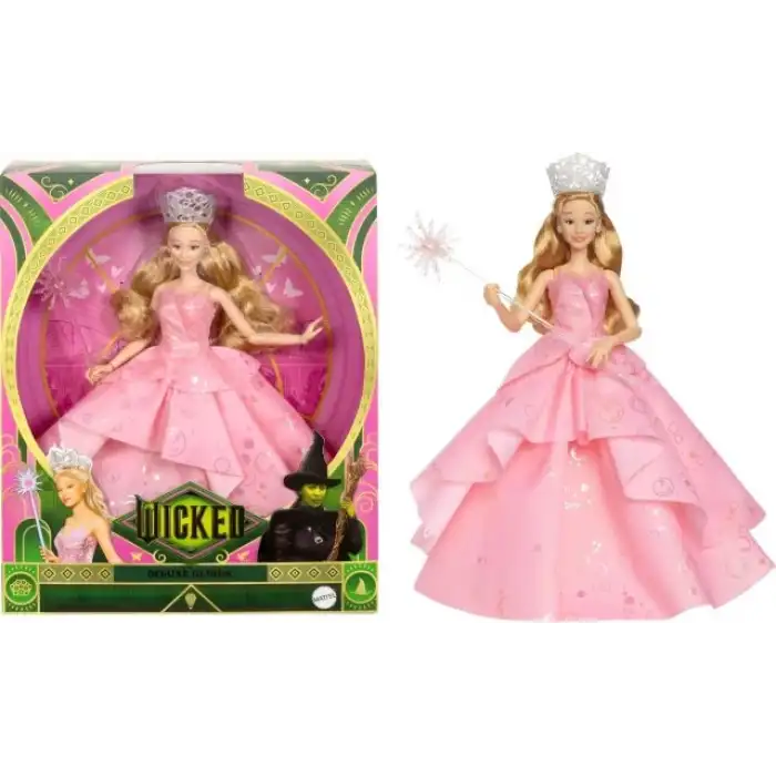 Mattel Universal Wicked Deluxe Glinda Moda Bebeği ve Aksesuarları