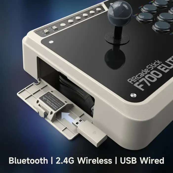 Mayflash Arcade Fight Stick F700 Elite Kablolu ve Kablosuz Bluetooth - Uyumlu Cihazlar Açıklamada