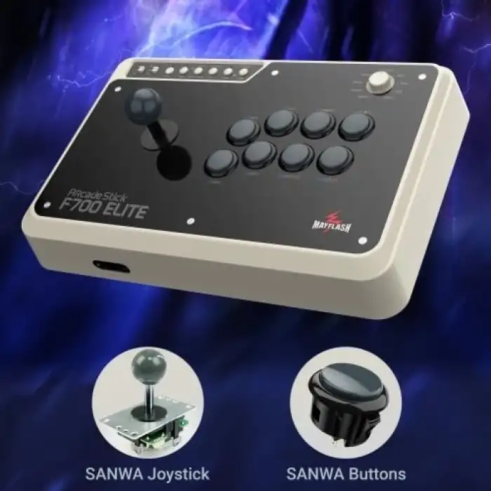 Mayflash Arcade Fight Stick F700 Elite Kablolu ve Kablosuz Bluetooth - Uyumlu Cihazlar Açıklamada