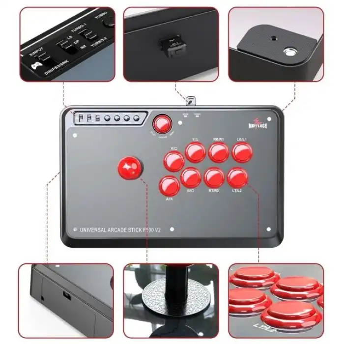 MAYFLASH F500 Arcade FightStick kumanda kolu