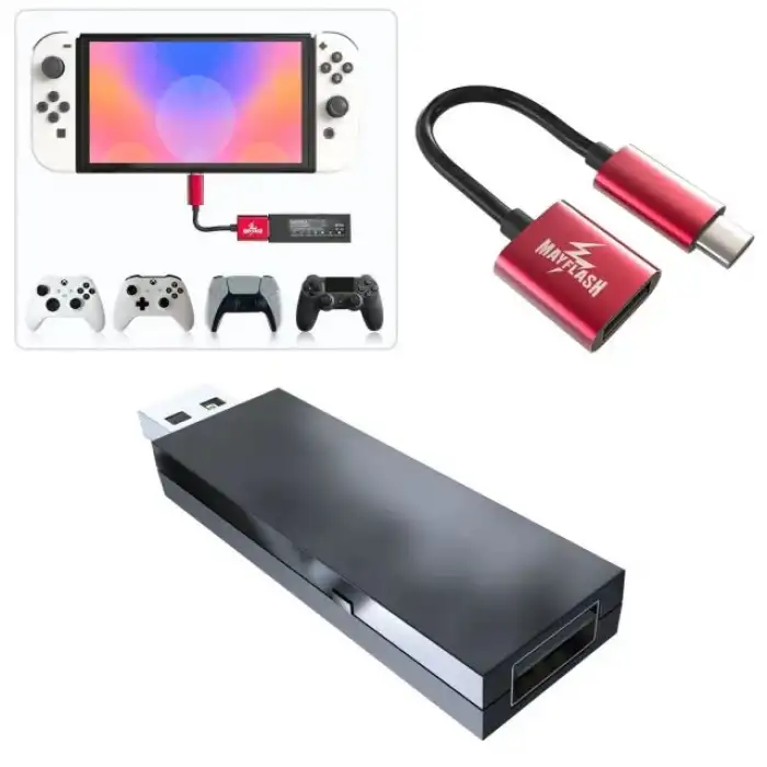 MAYFLASH Magic-S PS4 için Ultimate Kablosuz Bluetooth USB Adaptörü