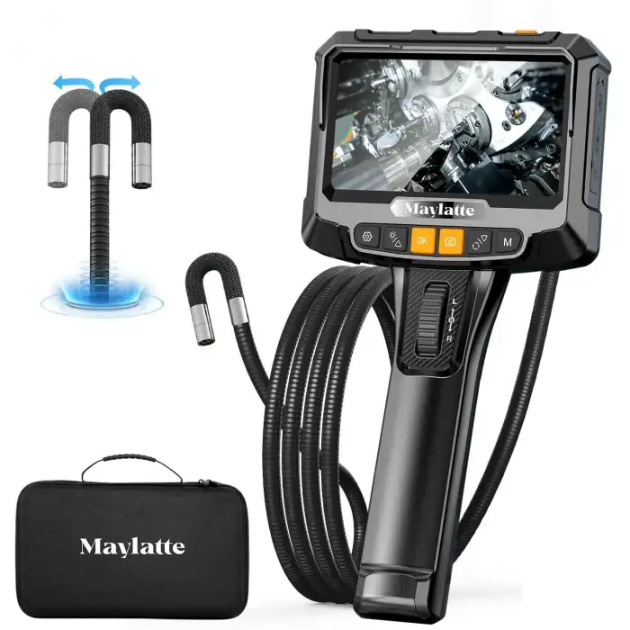 Maylatte Eklemli Boroskop, İki Yönlü Muayene Endoskopu - 1.7m Kablo