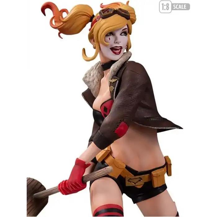 Mcfarlane DC Bomba Kabukları - Harley Quinn DLX V2 Reçine Heykeli