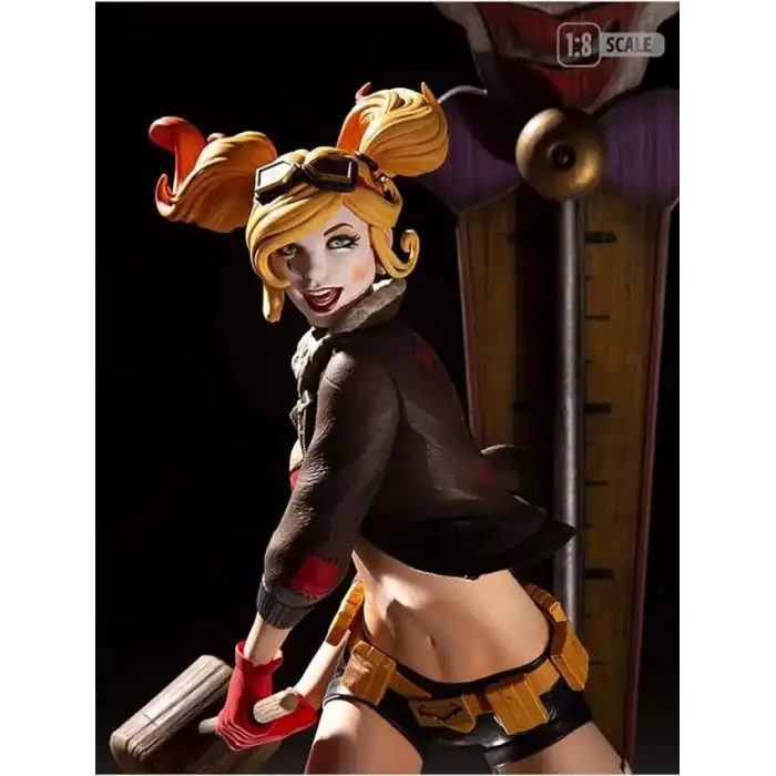 Mcfarlane DC Bomba Kabukları - Harley Quinn DLX V2 Reçine Heykeli