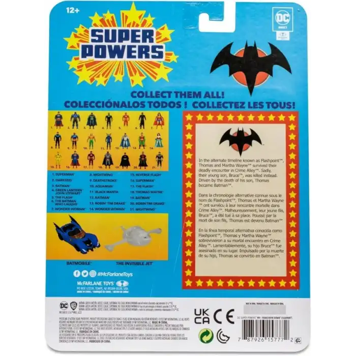 McFarlane - DC Direct - Süper Güçler Thomas Wayne Batman Figürü