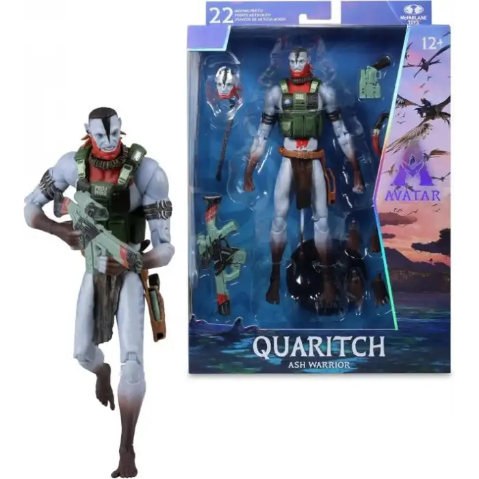 McFarlane Toys Avatar: Fire and Ash Quaritch (Ash Warrior) Figür