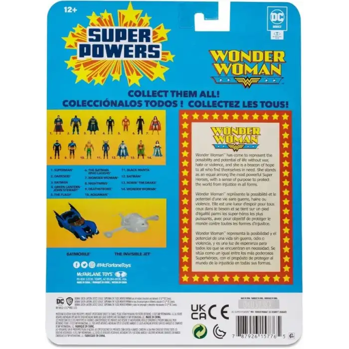 McFarlane Toys - DC Süper Güçler Wonder Woman Aksiyon Figürü