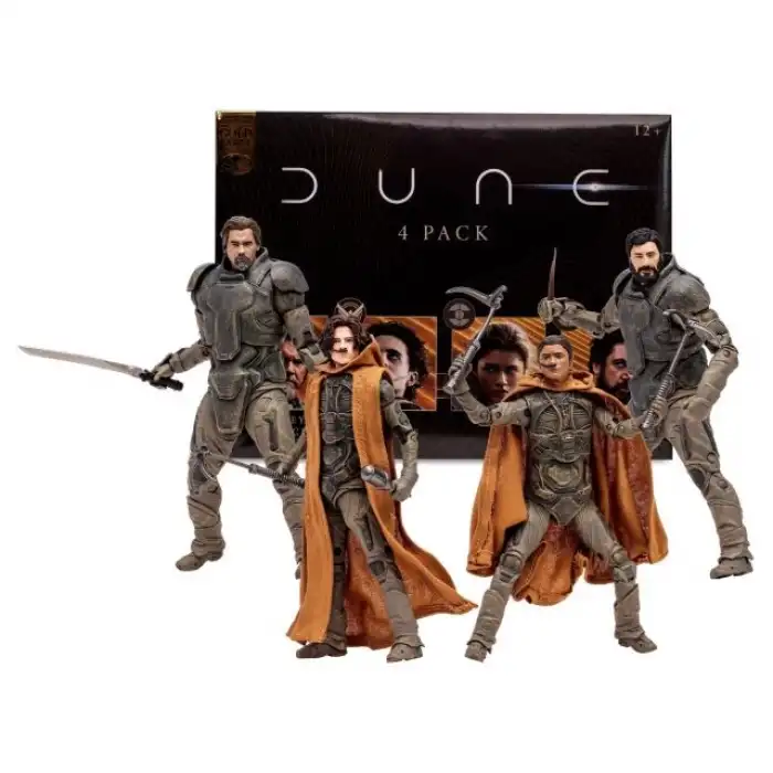 McFarlane Toys - Dune:Gurney Halleck Paul Atreides Chani Stilgar 4 Paket