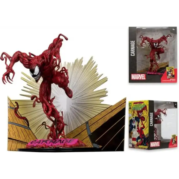 McFarlane Toys Marvel Muhteşem Örümcek Adam #362 Carnage 1:10 Figür
