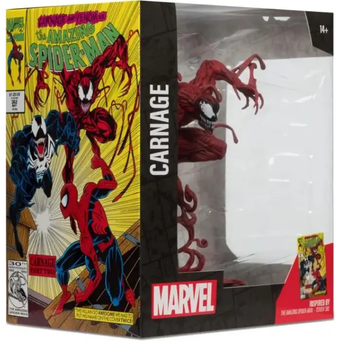McFarlane Toys Marvel Muhteşem Örümcek Adam #362 Carnage 1:10 Figür