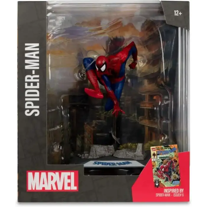 McFarlane Toys Marvel Örümcek Adam 1:10 Ölçekli Sahne Detaylı Poz Veren Figür