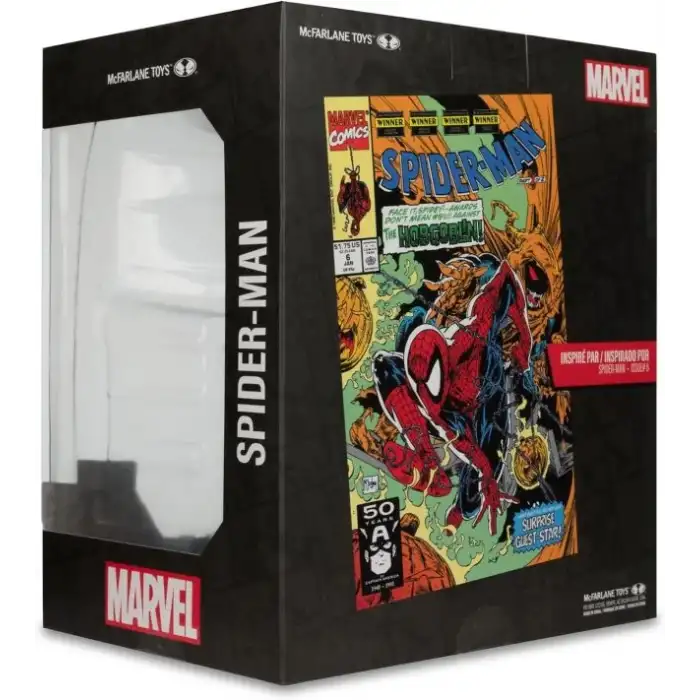 McFarlane Toys Marvel Örümcek Adam 1:10 Ölçekli Sahne Detaylı Poz Veren Figür