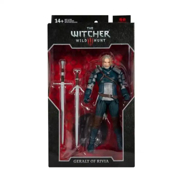 McFarlane Toys The Witcher Geralt of Rivia (Viper Armor: Teal) Figür