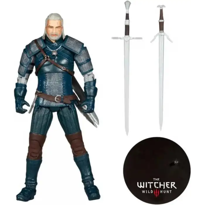 McFarlane Toys The Witcher Geralt of Rivia (Viper Armor: Teal) Figür