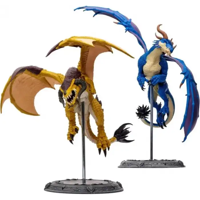 McFarlane Toys - World of Warcraft Bronze Proto-Drake and Blue Figür