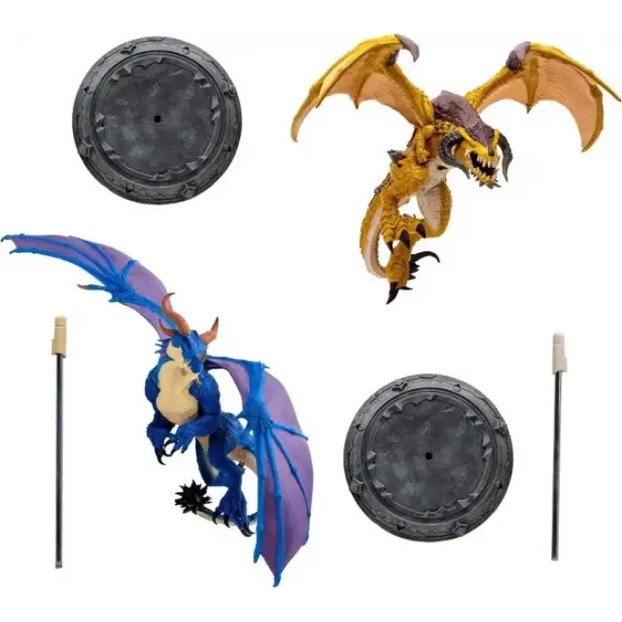 McFarlane Toys - World of Warcraft Bronze Proto-Drake and Blue Figür