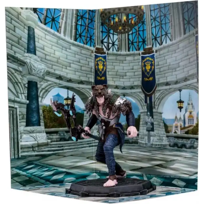 McFarlane Toys - World of Warcraft Elf: Druid/Rogue Figürü (Rare)