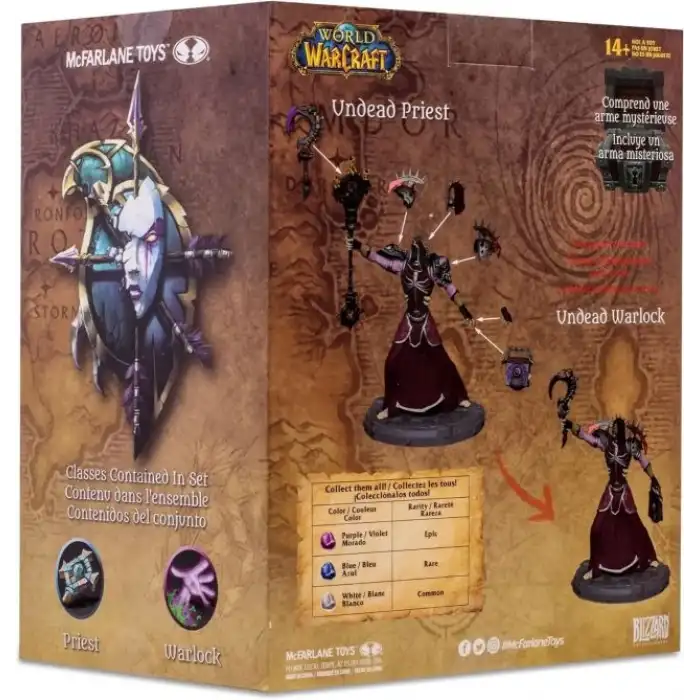 McFarlane Toys-World of Warcraft:Priest Warlock Scale Figürü (Rare)