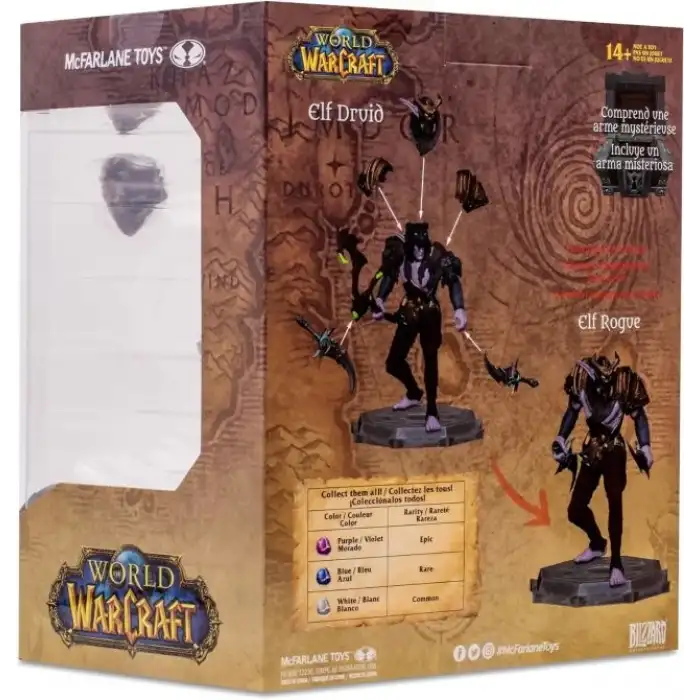McFarlane - World of Warcraft - Elf: Druid/Rogue Figürü (Epic)