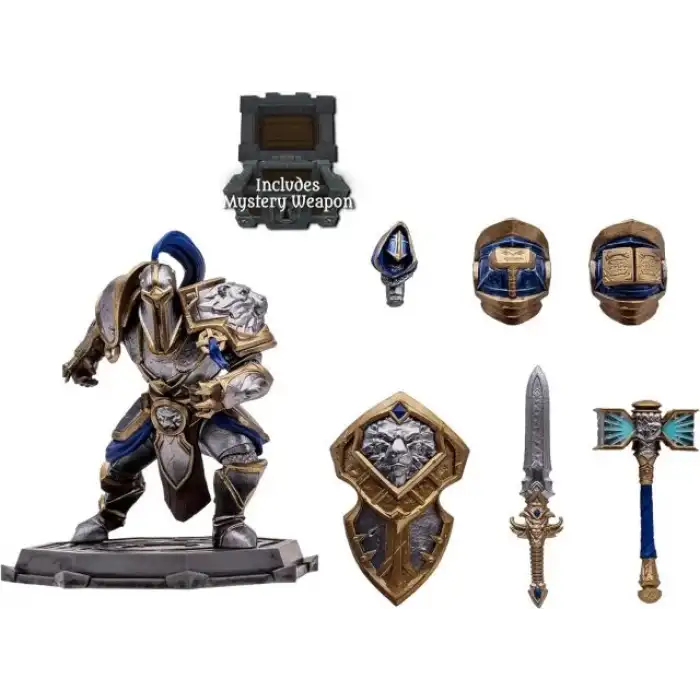 McFarlane - World of Warcraft- Human: Paladin/Warrior Figürü (Common)