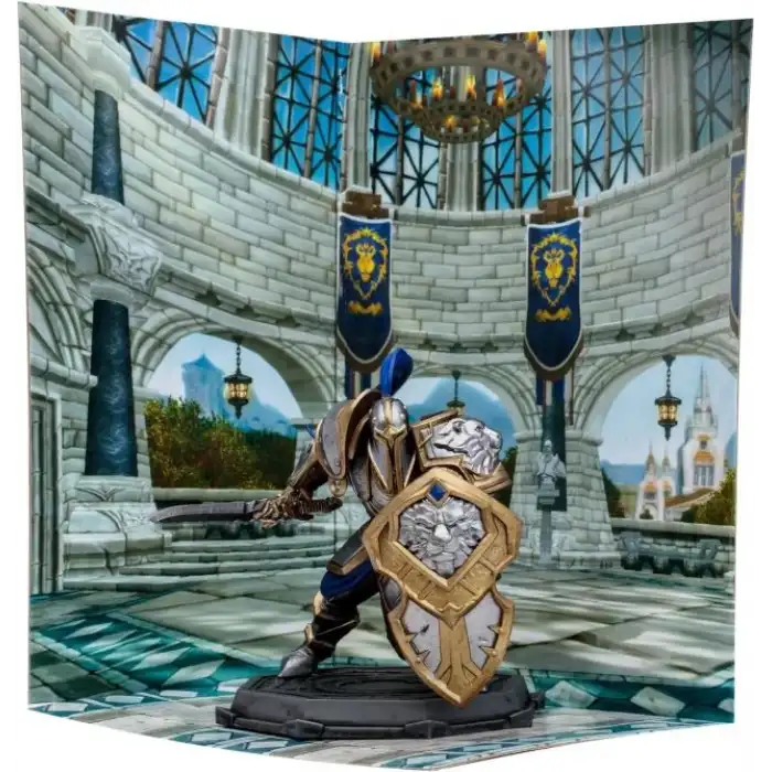 McFarlane - World of Warcraft- Human: Paladin/Warrior Figürü (Common)