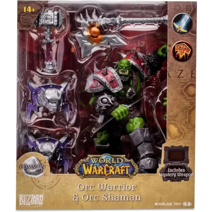 McFarlane - World of Warcraft - Orc: Shaman/Warrior Figürü