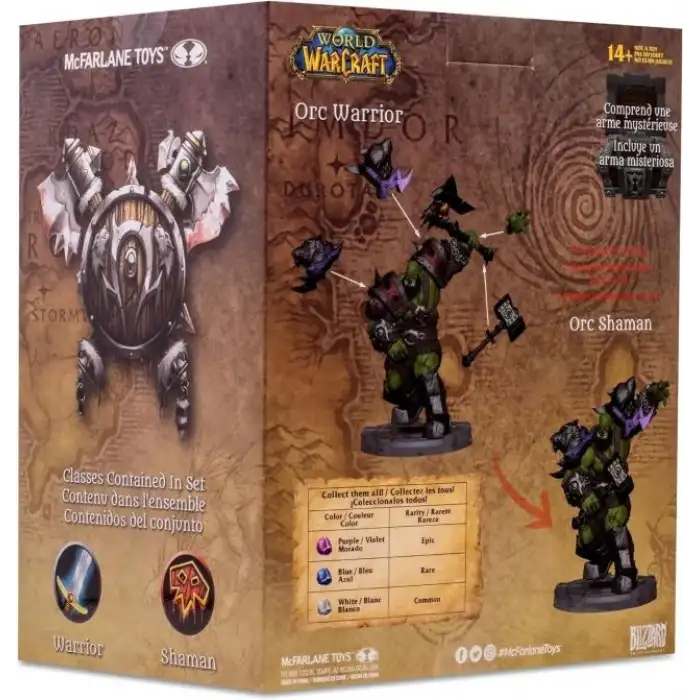 McFarlane - World of Warcraft - Orc: Shaman/Warrior Figürü