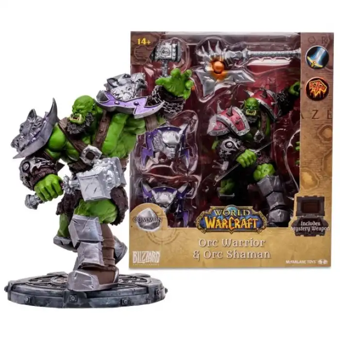 McFarlane - World of Warcraft - Orc: Shaman/Warrior Figürü