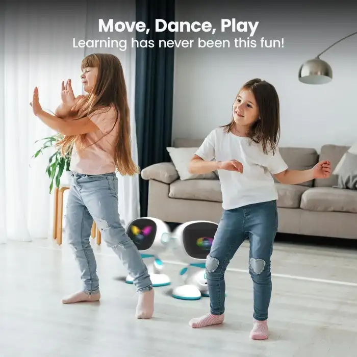 Misa 2 Çocuklar İçin Yapay Zeka Destekli Akıllı Robot - STEM Öğrenme ve Eğitim Robotu - Mavi