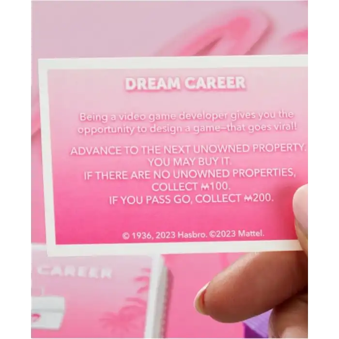 Monopoly - Barbie Ekstra Eğlence ile Renkli Aile Oyunu