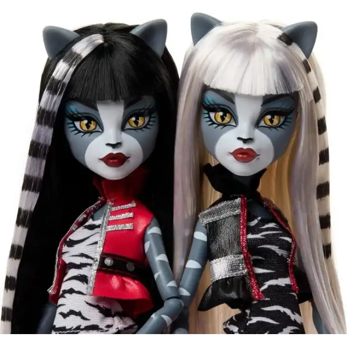 Monster High Boo-riginal Creeproduction Meowlody ve Purrsephone Bebekleri